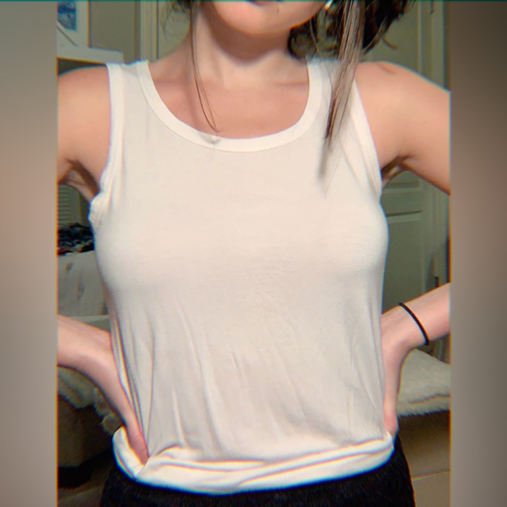 Women’s White Banana Republic Tank Top